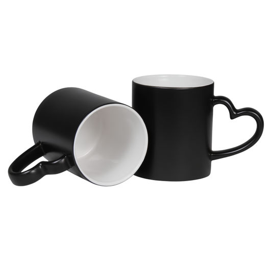Heart Handle Magic Ceramic Mug -Colour Changing Mug