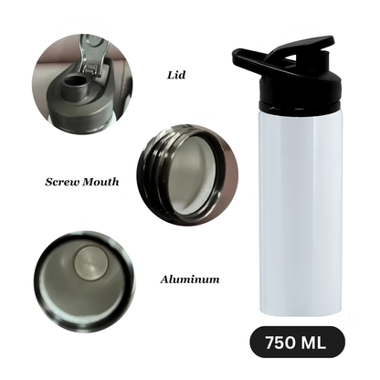 Sports Aluminium Water Bottle 750ml
