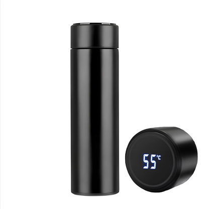 LED Temperature Display Bottle (Black)