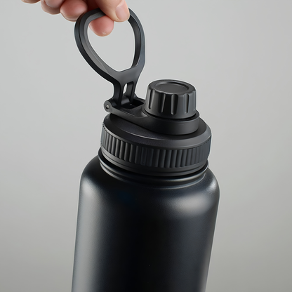 Insulated Stainless Steel Water Bottle With Spout Lid