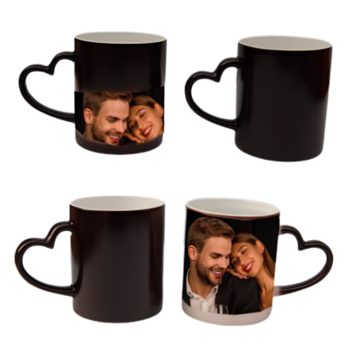 Heart Handle Magic Ceramic Mug -Colour Changing Mug