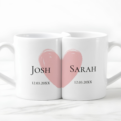 Couple Mugs Set