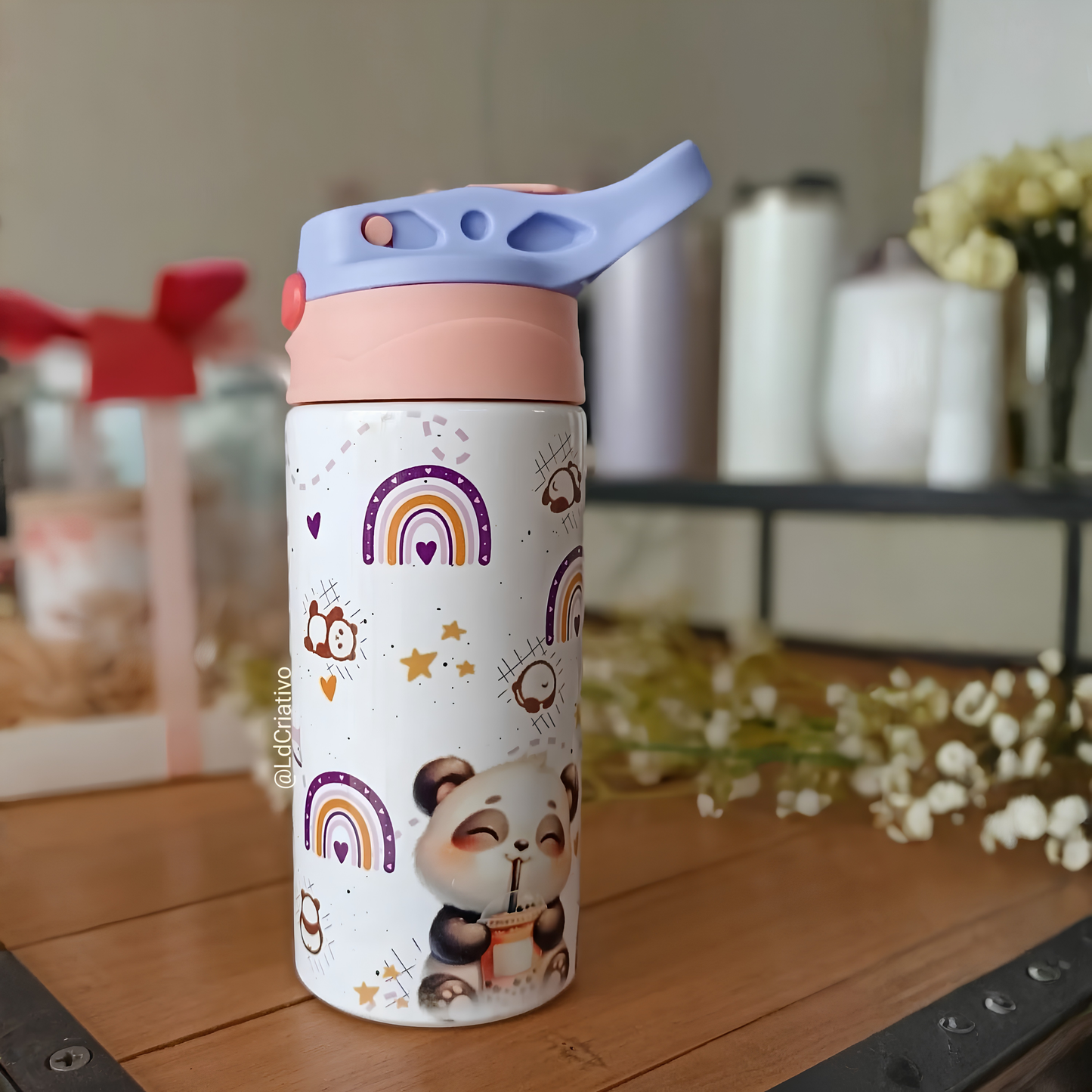Sipper Bottle Vaccum with straw
