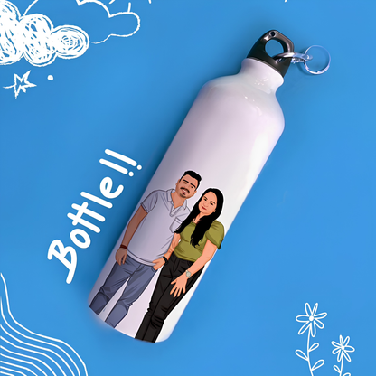 Aluminium Water Bottle 750ml