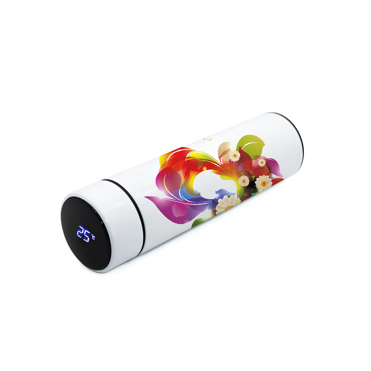 LED Temperature Display Bottle (White)