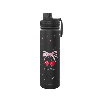 Insulated Stainless Steel Water Bottle With Spout Lid