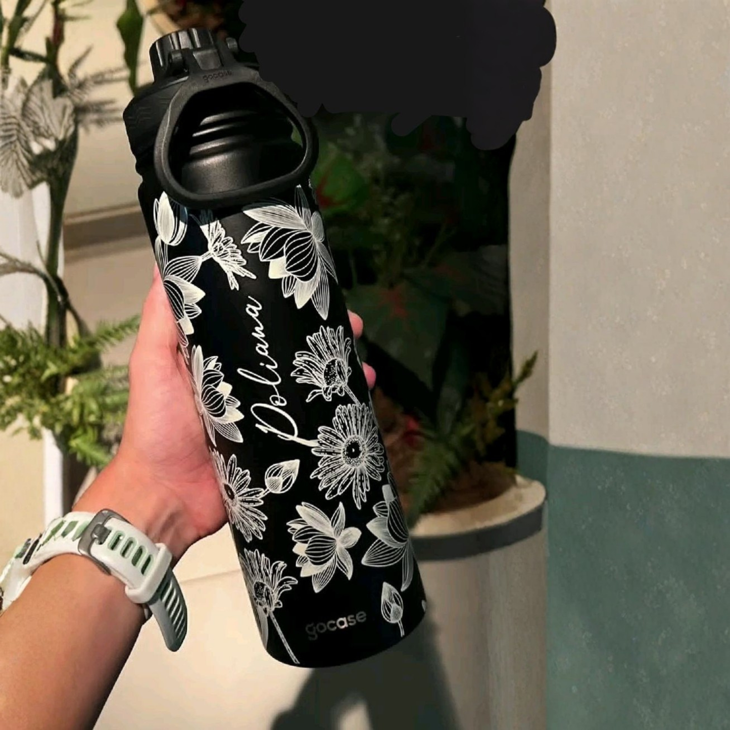 Insulated Stainless Steel Water Bottle With Spout Lid
